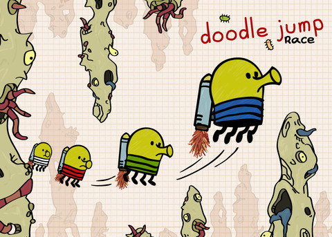 Doodle jump game new tab